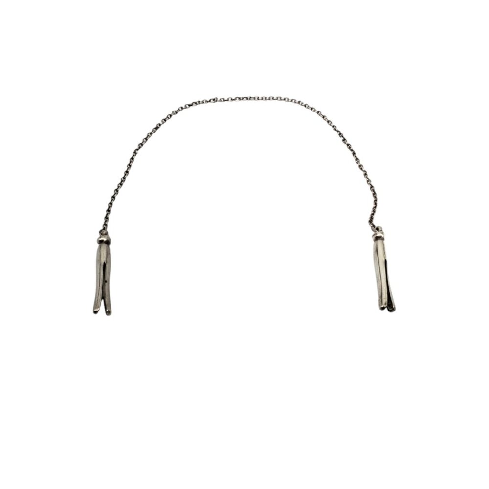 Sterling Silver Baby Bib Clips # 19691